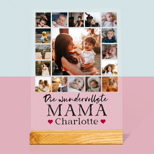 Fotocollage: Die Wundervollste Mama - Druck Auf Acrylglas
