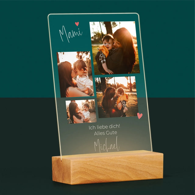 Fotocollage: Mama, Ich Liebe Dich - Druck Auf Acrylglas