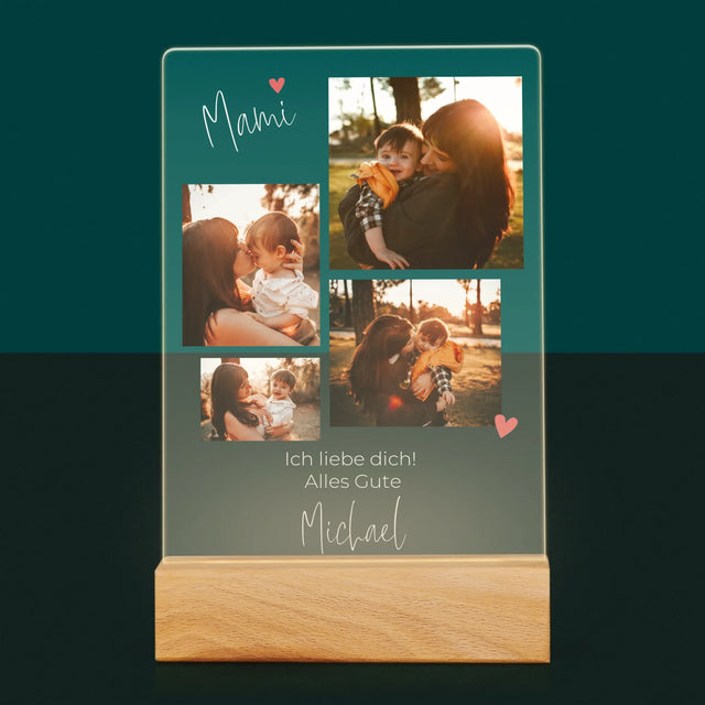 Fotocollage: Mama, Ich Liebe Dich - Druck Auf Acrylglas