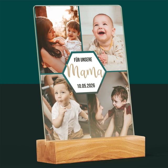 Fotocollage: Für Unsere Mama - Druck Auf Acrylglas