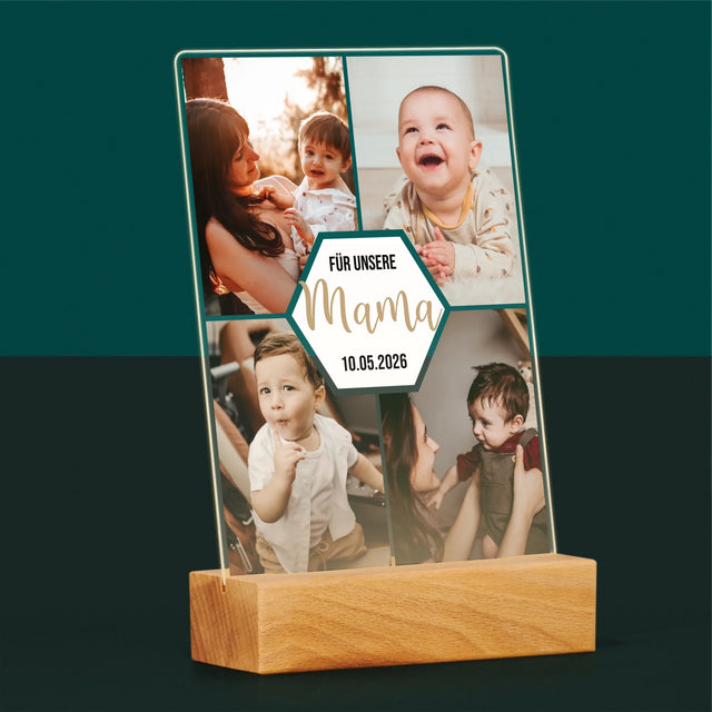 Fotocollage: Für Unsere Mama - Druck Auf Acrylglas