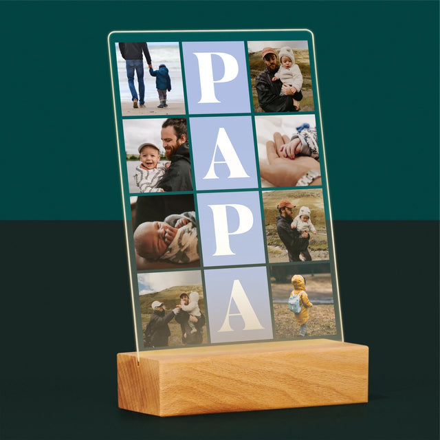 Fotocollage: Fotos Mit Papa - Druck Auf Acrylglas