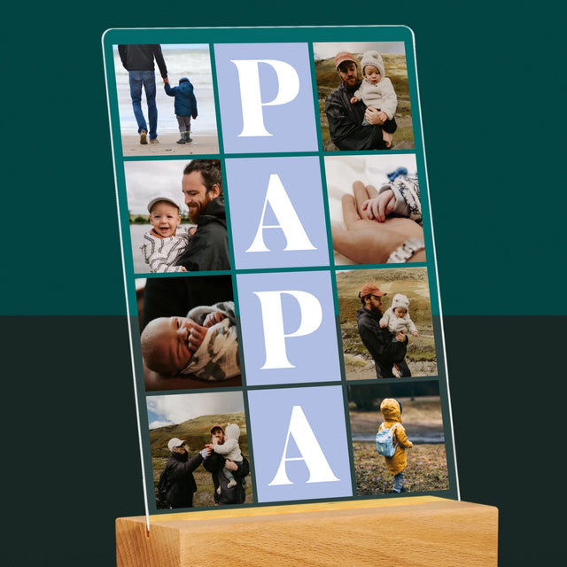 Fotocollage: Fotos Mit Papa - Druck Auf Acrylglas