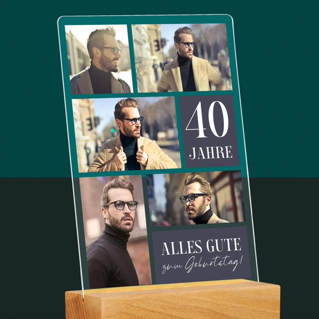 Fotocollage: Alles Gute Zum Geburtstag  - Druck Auf Acrylglas