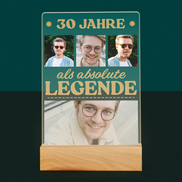 Fotocollage: 30 Jahre Eine Legende! - Druck Auf Acrylglas