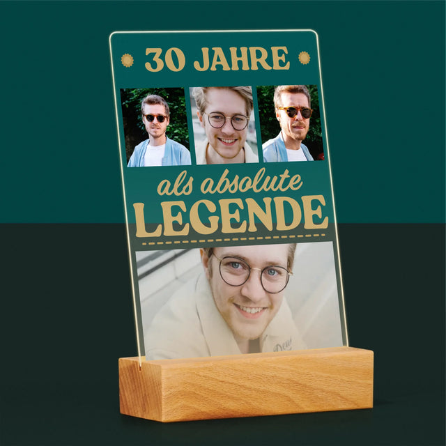 Fotocollage: 30 Jahre Eine Legende! - Druck Auf Acrylglas