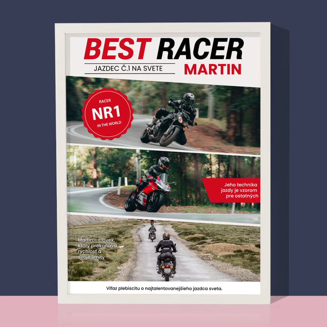 Okładka Magazynu: Best Racer - Wydruk Obramowany | SK