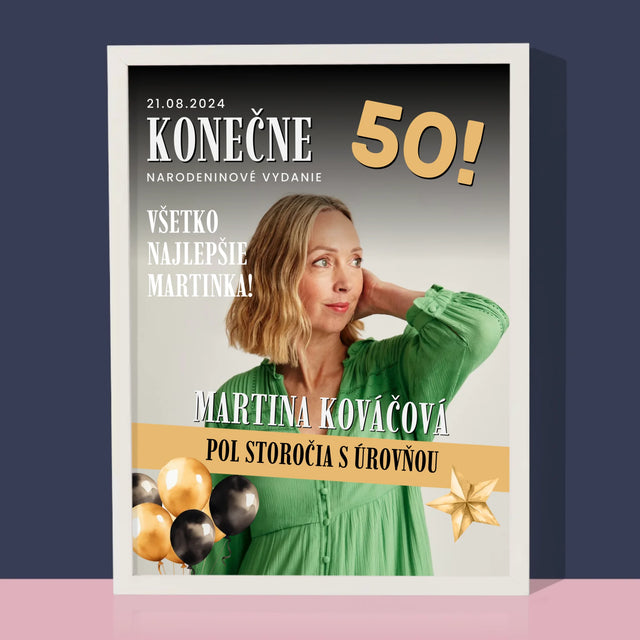 Okładka Magazynu: Nareszcie 50 - Wydruk Obramowany | SK