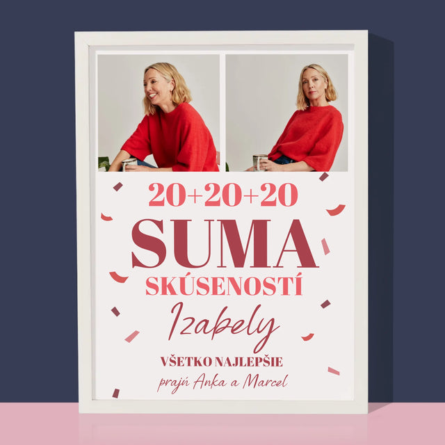 Fotokolaż: Suma Doświadczeń - Wydruk Obramowany | SK