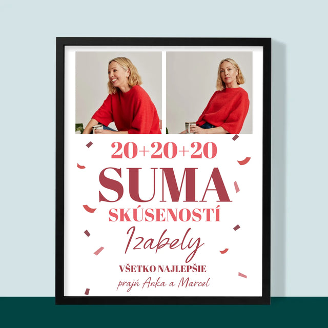 Fotokolaż: Suma Doświadczeń - Wydruk Obramowany | SK