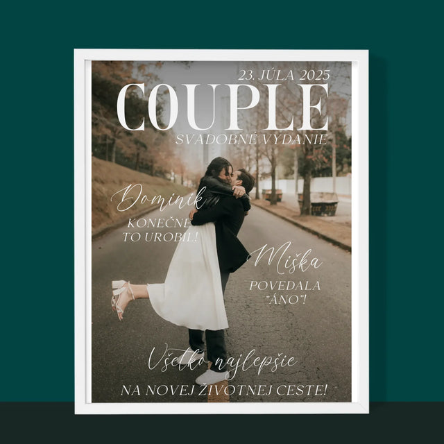 Okładka Magazynu: Couple - Wydruk Obramowany | SK