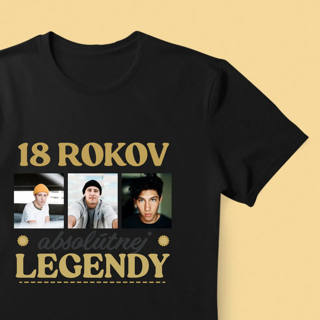 Fotokolaż: 18 Lat Bycia Legendą - Koszulka Męska | SK