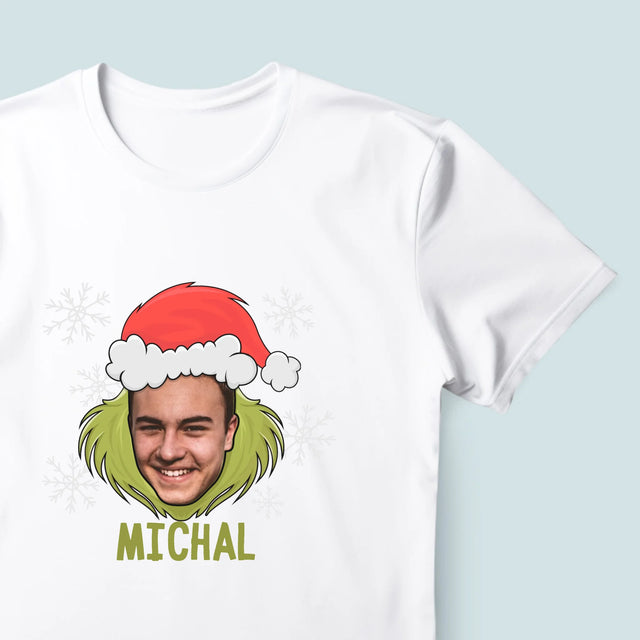 Twoja Postać: Grinch - Koszulka Męska z Nadrukiem | SK