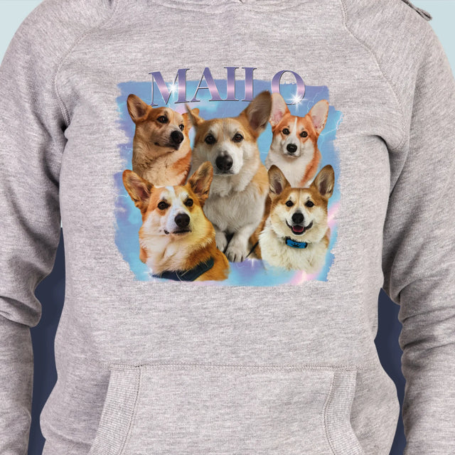 Ihr Avatar: Bootleg Mit Ihrem Hund - Kapuzenpullover Für Damen