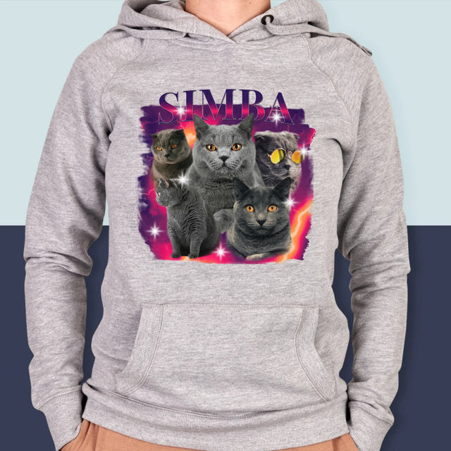 Ihr Avatar: Bootleg Mit Ihrer Katze - Kapuzenpullover Für Damen