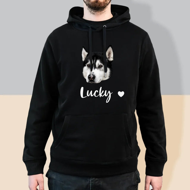 Ihr Avatar: Der Kopf Deines Hundes - Kapuzenpullover Für Herren