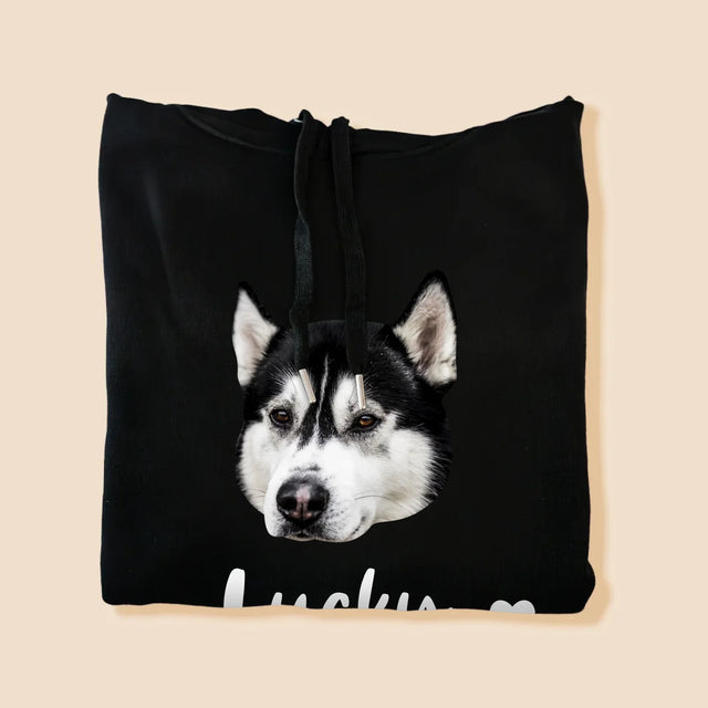 Ihr Avatar: Der Kopf Deines Hundes - Kapuzenpullover Für Herren