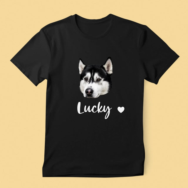 Ihr Avatar: Der Kopf Deines Hundes - T-Shirt Für Herren