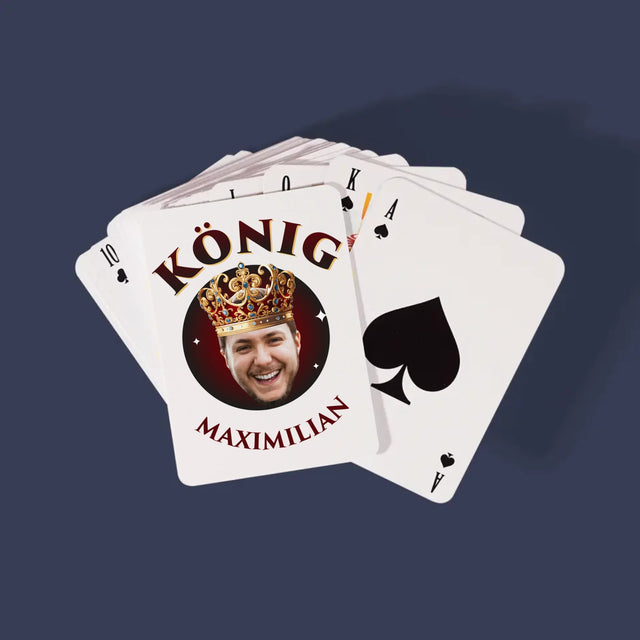 Foto Und Unterschrift: König Foto - Spielkarten