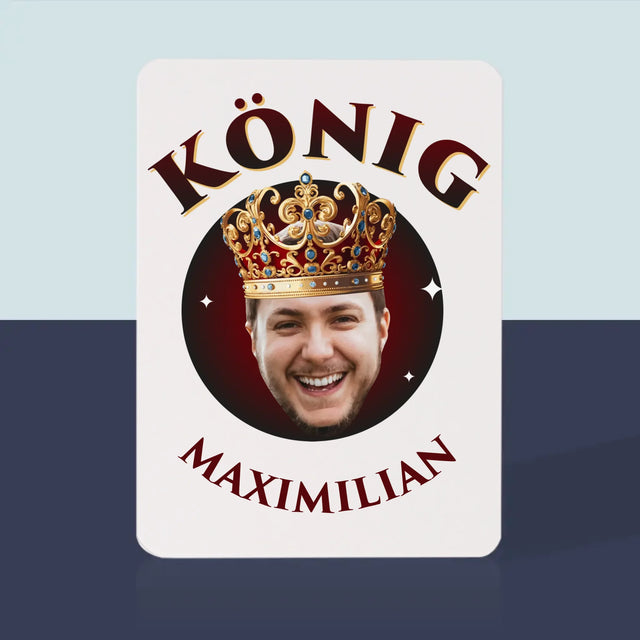 Foto Und Unterschrift: König Foto - Spielkarten