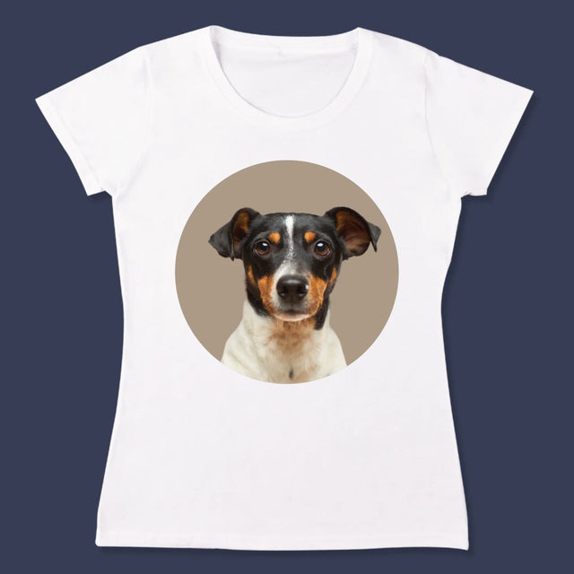 Foto: Dein Hund - T-Shirt Für Damen