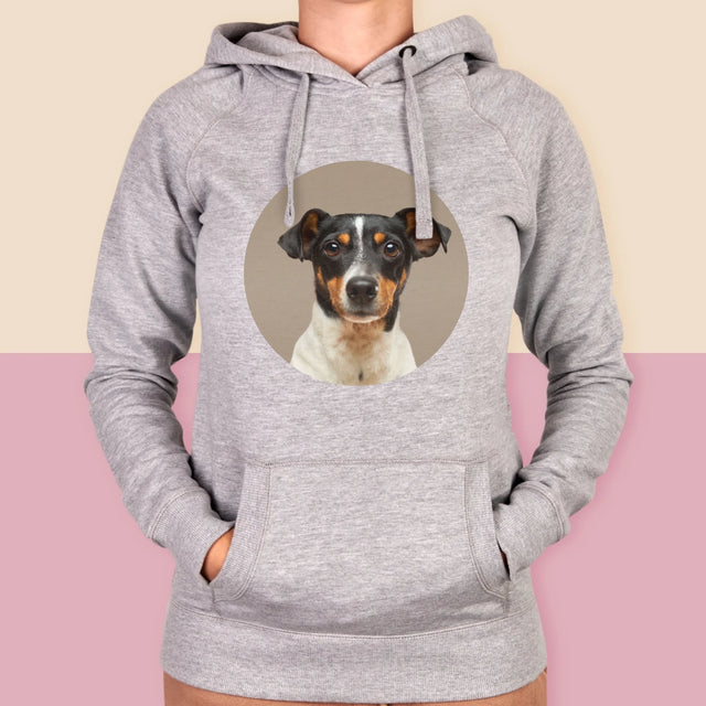 Foto: Dein Hund - Kapuzenpullover Für Damen