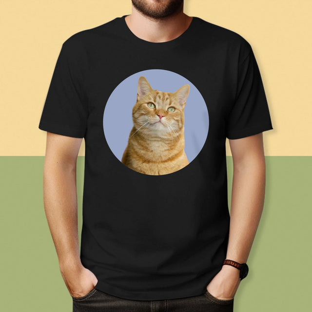 Foto: Deine Katze - T-Shirt Für Herren