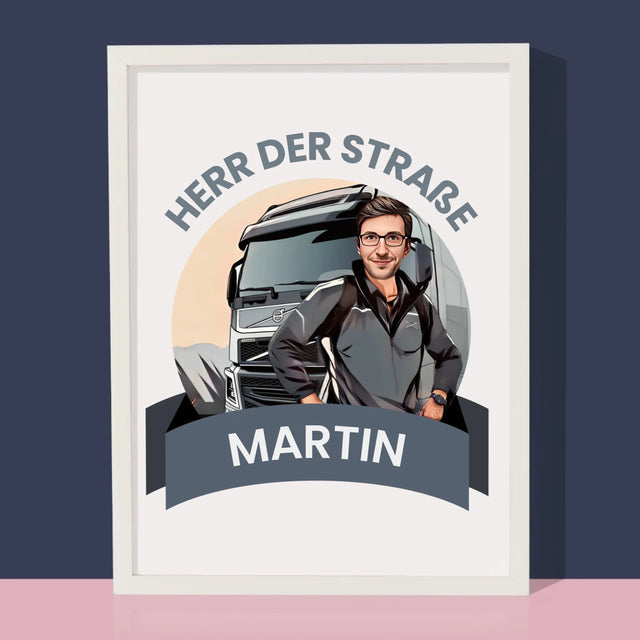 Ihr Avatar: Herr Der Straße - Druck Mit Rahmen 30X40