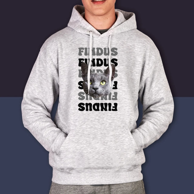 Ihr Avatar: Haustierfoto Mit Namen - Kapuzenpullover Für Herren