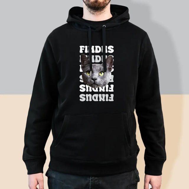 Ihr Avatar: Haustierfoto Mit Namen - Kapuzenpullover Für Herren
